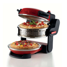 Carica l'immagine nel visualizzatore di Gallery, Ariete Forno Pizza Rosso (0927/00)- 2 Piastre In Pietra Refrattaria-2 Pizze Contemporaneamente-5 Livelli Cottura-2300W