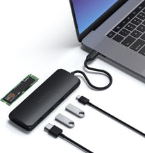 Carica l'immagine nel visualizzatore di Gallery, Hub Usb-C Hybrid Multiport Adapter Con Ssd - Black