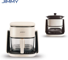 Carica l'immagine nel visualizzatore di Gallery, JIMMY AF3 Friggitrice ad aria multifunzione 2 in 1 con funzione piastra, 4 Litri, 1100W, 8 programmi di cottura