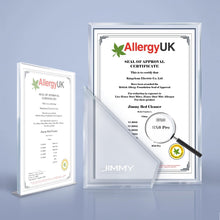 Carica l'immagine nel visualizzatore di Gallery, Jimmy BX6 Pro Aspiratore portatile antiacaro battimaterasso, Potenza 600W, Sterilizzazione UV e ultrasuoni, Tecnologia a ioni negativi, Doppio serbatoio, Filtro Dual-Cyclonic e certificato di qualità