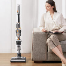 Carica l'immagine nel visualizzatore di Gallery, Jimmy HW10 Pro Lavapavimenti Aspirapolvere 3 in 1 Senza Filo Cordless Multisuperficie, 400W, Assistente Vocale, Batteria rimovibile con 80 minuti di autonomia, Display a LED e Autopulizia