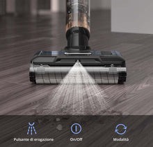 Carica l'immagine nel visualizzatore di Gallery, Jimmy HW9 Lavapavimenti Aspirapolvere 3 in 1 Senza Filo Cordless Multisuperficie, 300W, Batteria removibile, Doppio serbatoio, Display a LED e Autopulizia