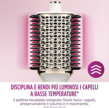 Carica l'immagine nel visualizzatore di Gallery, Spazzola E Pettine Lisciante Riscaldati Shark Smoothstyle Colore Seta