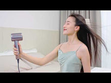 Carica e avvia il video nel visualizzatore di galleria, JIMMY F8 Asciugacapelli ultrasonico con display smart, tecnologia di idratazione a nano-ioni e controllo del calore