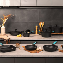 Carica l'immagine nel visualizzatore di Gallery, Padella Polka Platinum 28 Grill Thunder