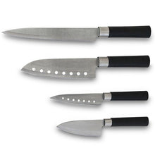 Carica l'immagine nel visualizzatore di Gallery, Coltelli Santoku (set da 4)