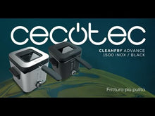 Carica e avvia il video nel visualizzatore di galleria, Friggitrice CleanFry Advance 1500 Inox