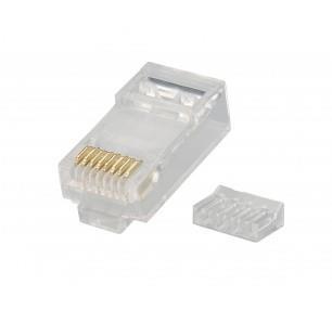 Connettore Plug Rete Rj45 8P Cat.6 Utp (Conf. 50Pz) (Cv-Lan-027)