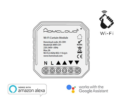 Modulo Tapparelle Intelligente Wifi Da Incasso (As-Cm1)