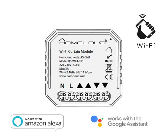 Modulo Tapparelle Intelligente Wifi Da Incasso (As-Cm1)