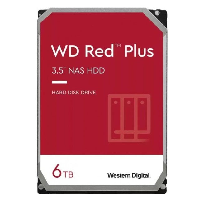 Hard Disk Red Plus 6 Tb Sata 3 3.5