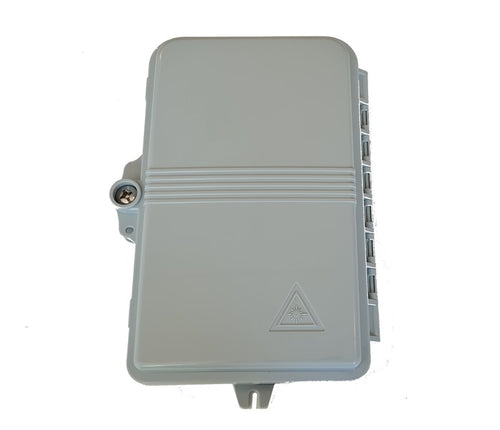 Box Da Esterno 4 Porte (8 Fibre) Per Connettori Fibra Ottica (Lkboxft4S)