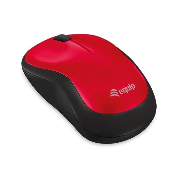 Mouse Equip Comfort Rosso Wireless (245113)