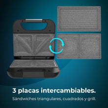 Carica l&#39;immagine nel visualizzatore di Gallery, Tostapane Per Sandwich Rock’Ntoast Combo-02
