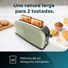 Carica l&#39;immagine nel visualizzatore di Gallery, Tostapane Toastin&#39; Time 850 Green Long-02
