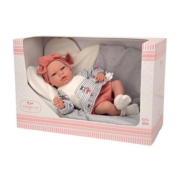 Arias - Reborn Beb» 40 Cm Corpo Morbido Con Peso Righe 60688