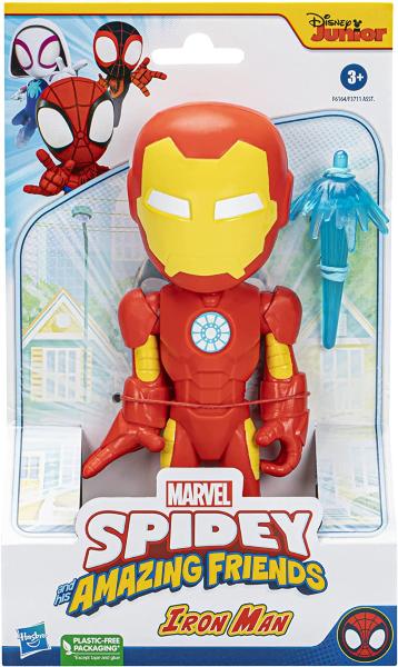 Spidey  Amazing Friends  Mega Iron Man Da 22,5 Cm