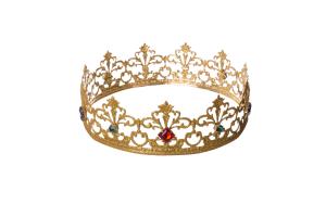 Corona Oro Regina Con Gemme
