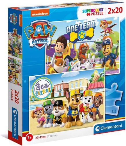 Puzzle 2X20 Pz Paw Patrol