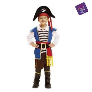 Pirata Con Gilet Blu 3/4  -Jack Il Pirata-