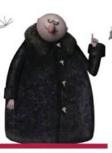 Costume Uomo Zio Fester Ad.Nevermore.A Famiglia Addams
