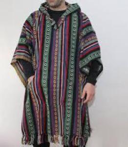 Costume Uomo Maxi Poncho Mexico