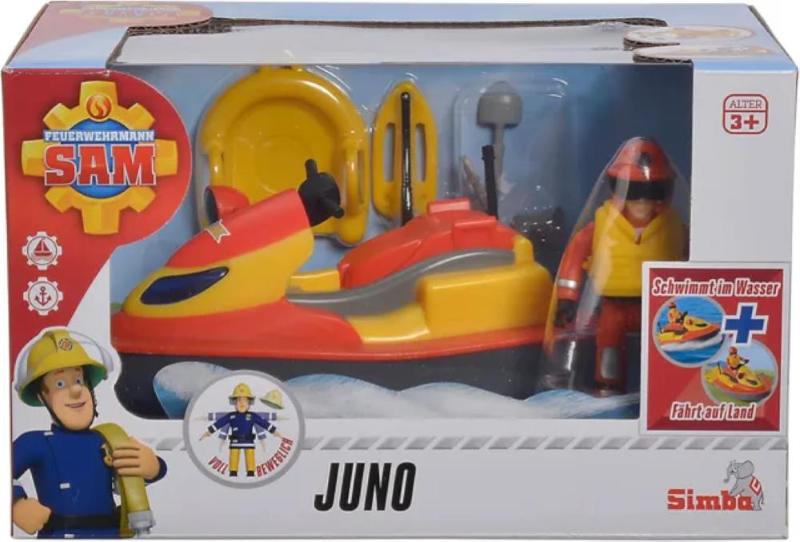 Sam Il Pompiere Jet Ski Moto D'Acqua Juno Con Personaggio New
