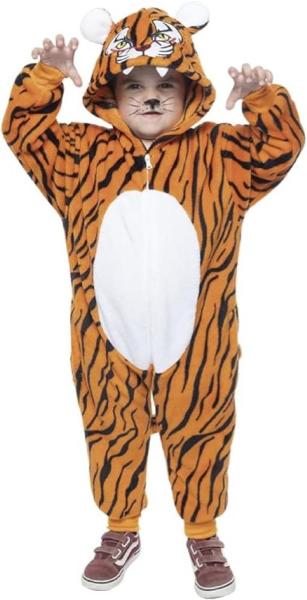 Costume Tuta Tigre Bambino Misura 3-4 Anni