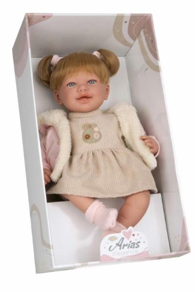 Arias - Bambola Laura 42 Cm Ridente Corpo Morbido 65374