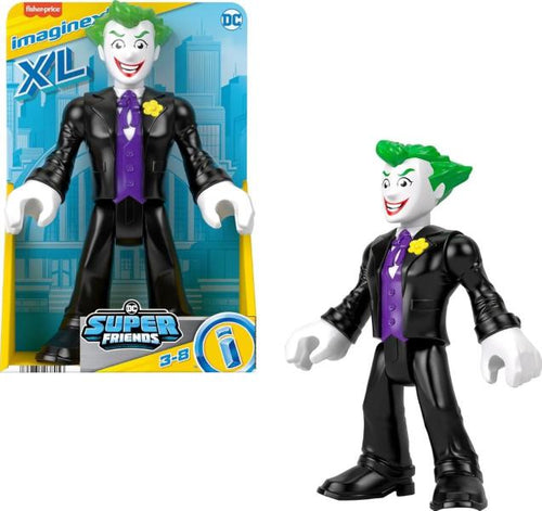 Imaginext - Dc Super Friends Xl Joker Con Vestito Nero 25 Cm