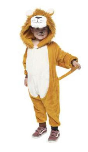 Costume Tuta Leone Bambino Misura 3-4 Anni