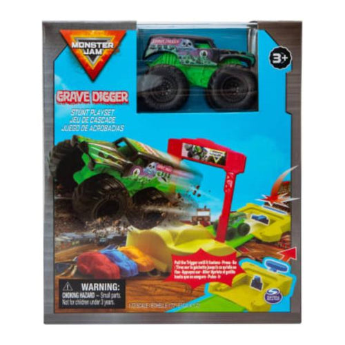 Monster Jam Mini Playset In Scala 1:72 2 Mod.