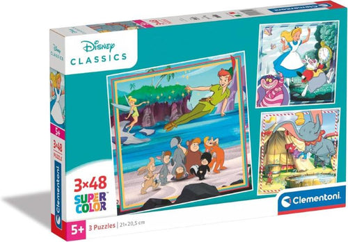Puzzle 3X48 Quadrato Disney Classics