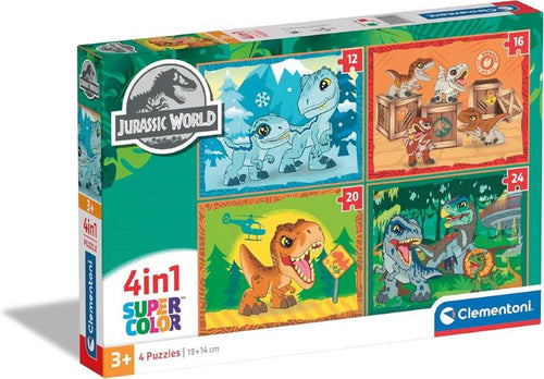 Puzzle 4 In 1 Jurassic World