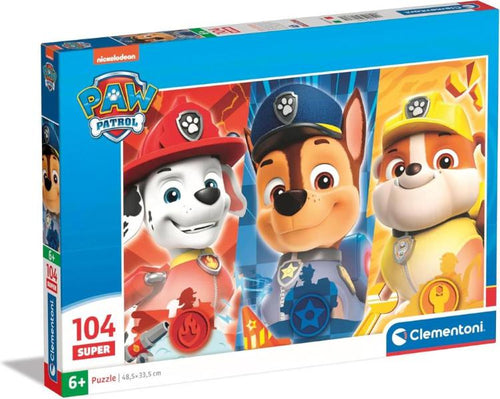 Puzzle 104 Super Color Paw Patrol