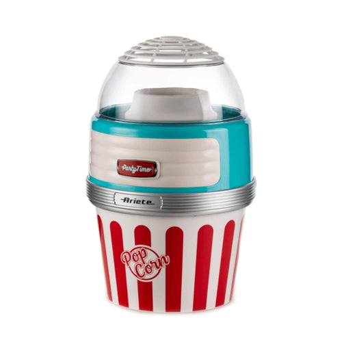Ariete Pop Corn Xl Celeste (Party Time) (2957/01)  Macchina Per Pop Corn  Design Vintage  1100W