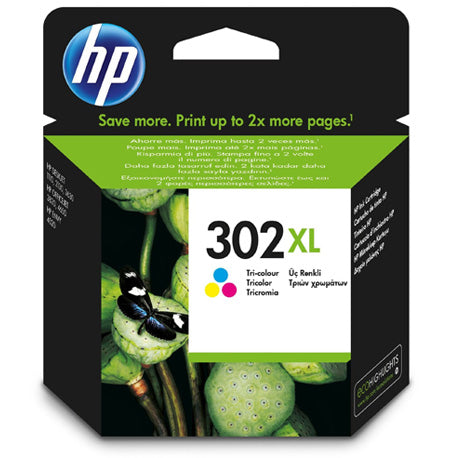 Hp 302Xl Tricolor (F6U67Ae)  Cartuccia Originale Ad Alta Efficienza