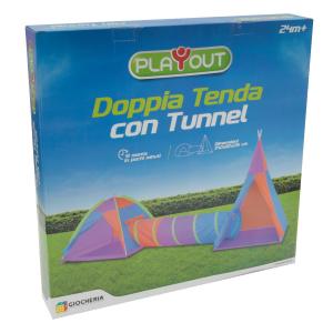 Tenda Doppia C/Tunnel 340X112X135