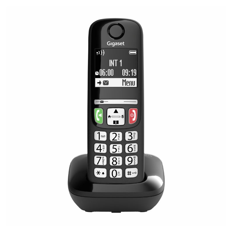 Gigaset E270 (Nero) - Telefono Cordless Senior - Vivavoce - Tasti Grandi
