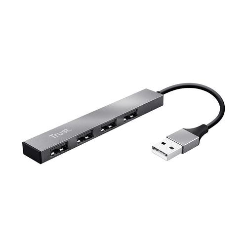 Trust Halyx (23786)-Hub 4 Porte Usb 2.0 In Alluminio