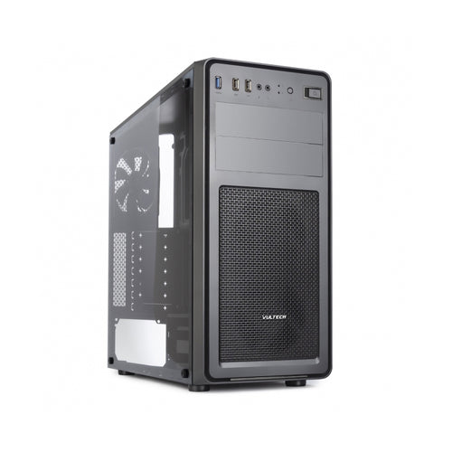 Vultech Vcoa2699T  Case Atx  1X Usb 30  2X Usb 20  Pannello Laterale In Vetro Temperato