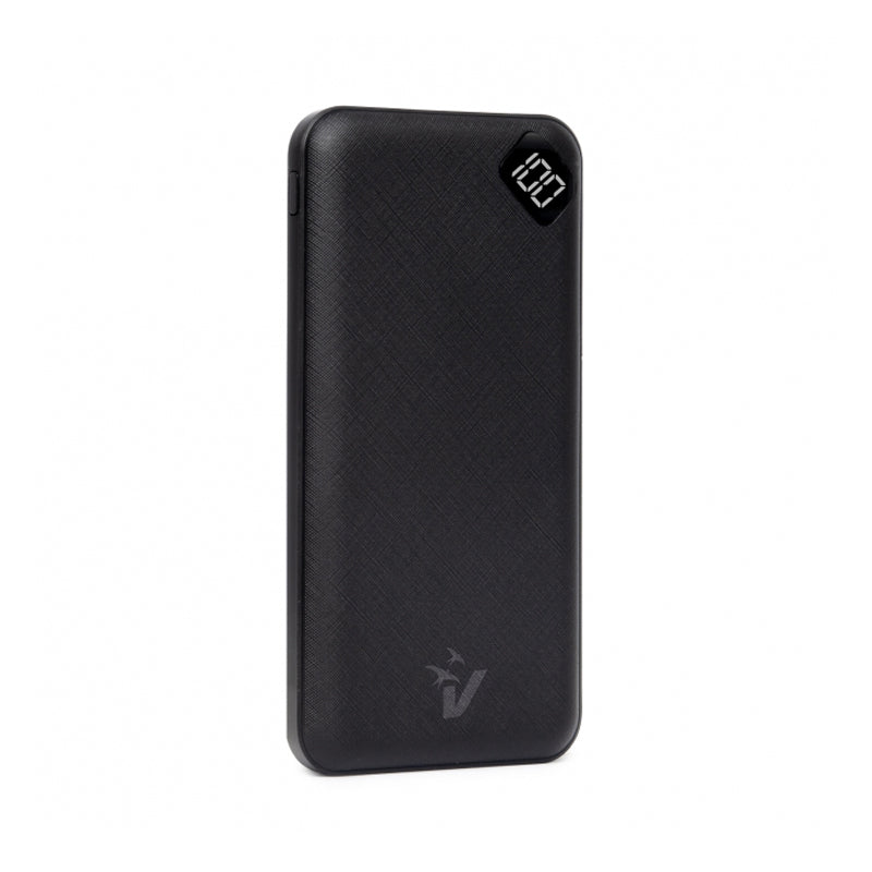 Vultech Vpb-P10Bk-Powerbank 10.000 Mah Con Lcd E Usb Quick Charge