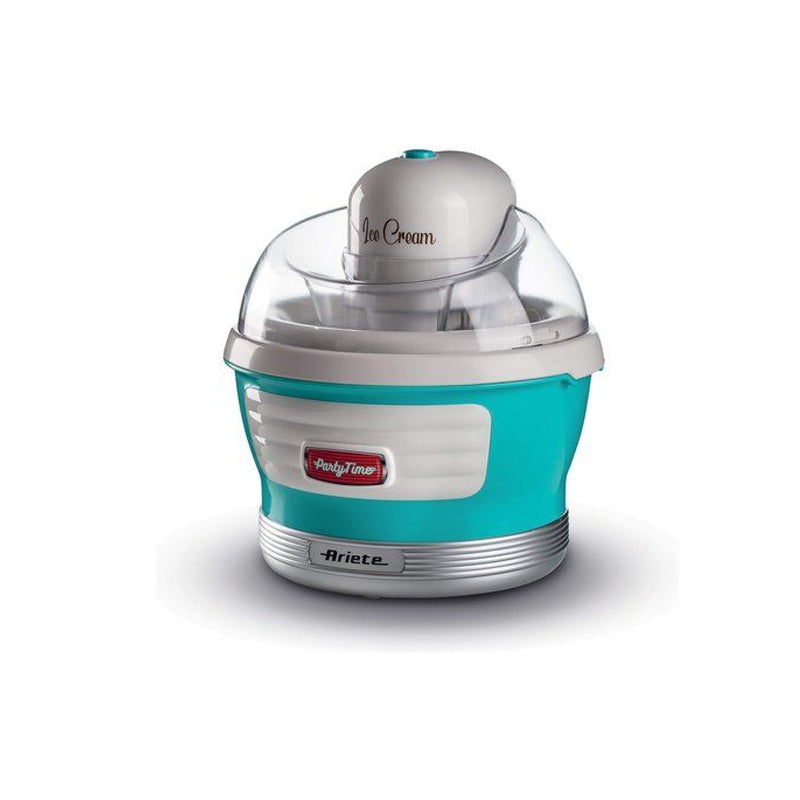 Ariete Ice Cream Maker Party Time (0643/01)  Gelatiera  Cestello Refrigerante Doppio Isolamento  12W  Celeste