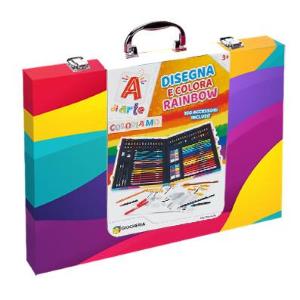Valigetta Disegna E Colora 100 Pz