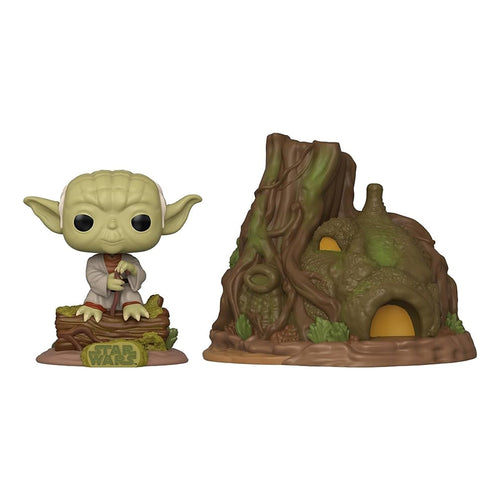 Funko Pop Dagobah Yoda With Hut (46765)  Star Wars  Town  Num11