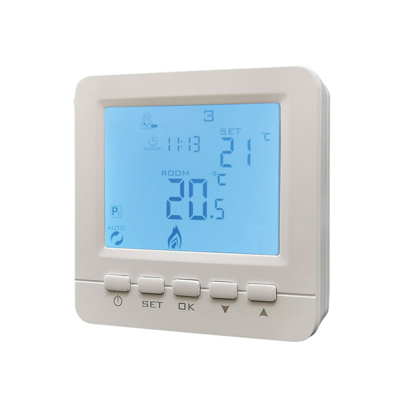 Bravo Qubo (93003113)  Cronotermostato Digitale  Display Lcd  Programmazione Automatica O Manuale