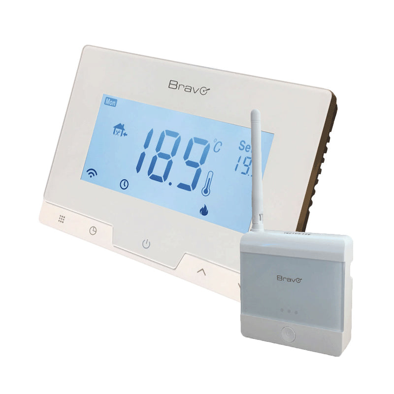 Bravo Wifi Glam (93003112)  Cronotermostato Digitale Wifi  App Compatibile Con Alexa E Google Home Display 378