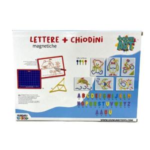 Lavagna 2 In 1 Lettere E Chiodini