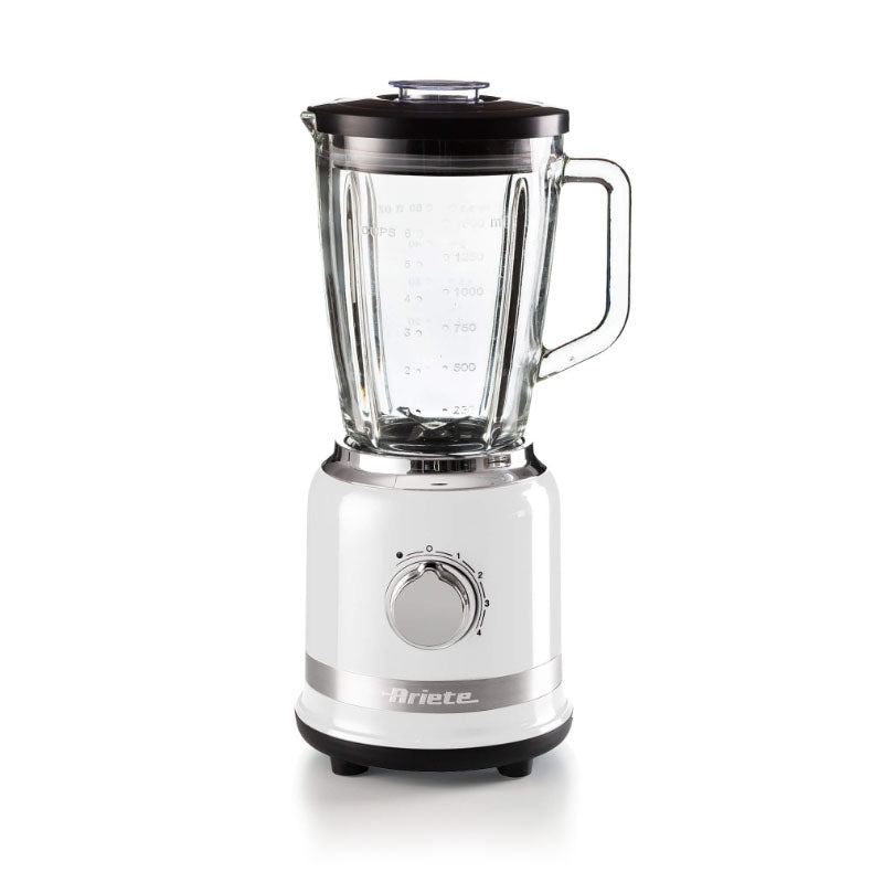 Ariete Frullatore  Moderna Bianco (0585/01) - 1,5L - 4 Velocita'' + Pulse - Tritaghiaccio - 1000W