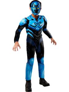 Costume Bambino Blue Beetle C/Muscoli L.11/13 Cm 142/154
